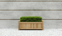 Rectangular Teak Planter 45 x 90cm
