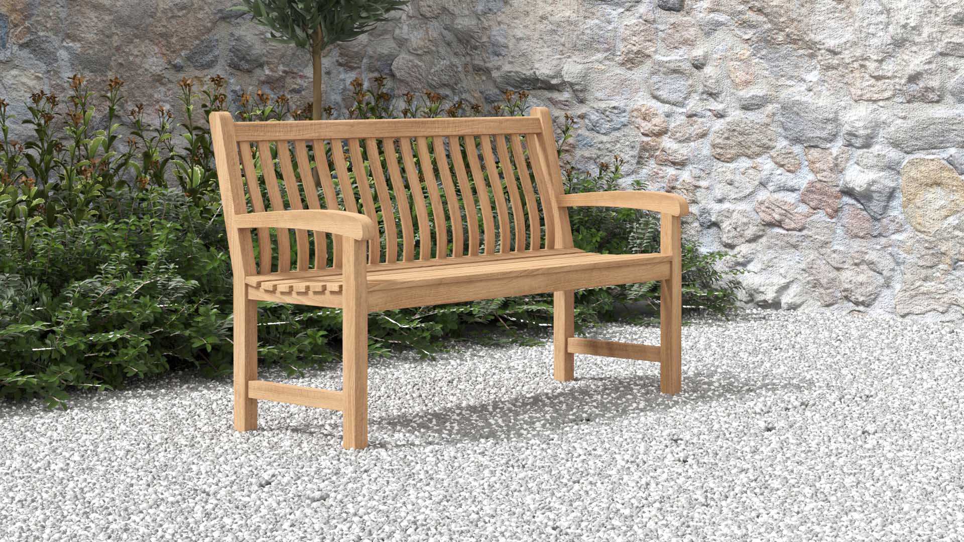 Durham Teak Bench
