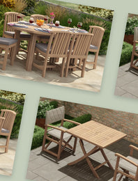 Garden tables showcase grid