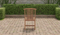 Winchester Teak Garden Dining Chair Rear View