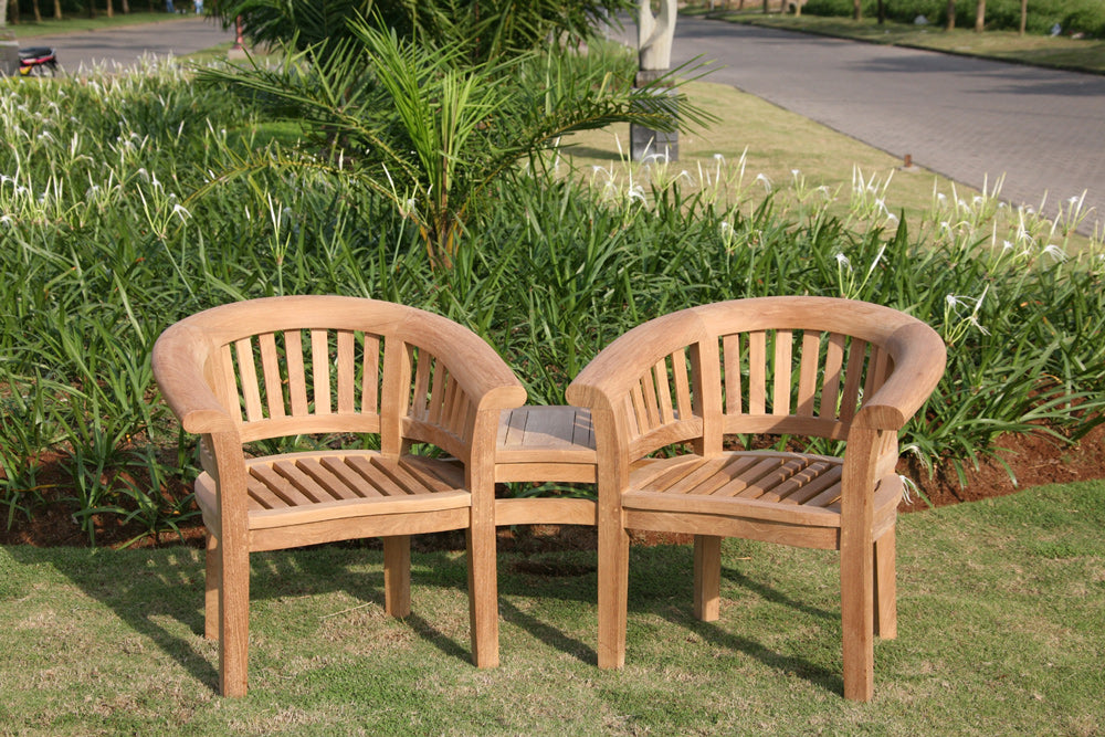 Gloucester teak companion seat