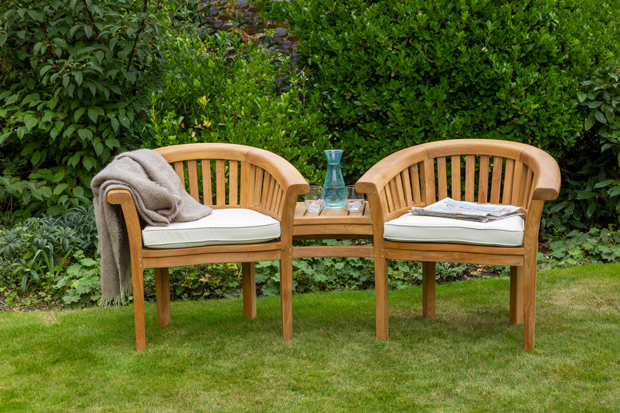 Gloucester teak companion seat