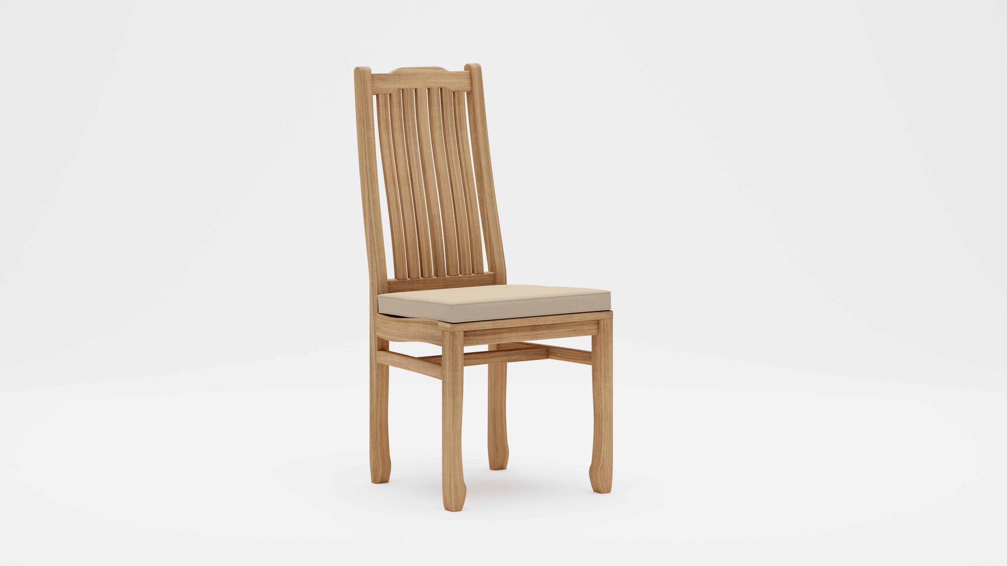 Kensington Teak Garden Chair with Ecru Cushion