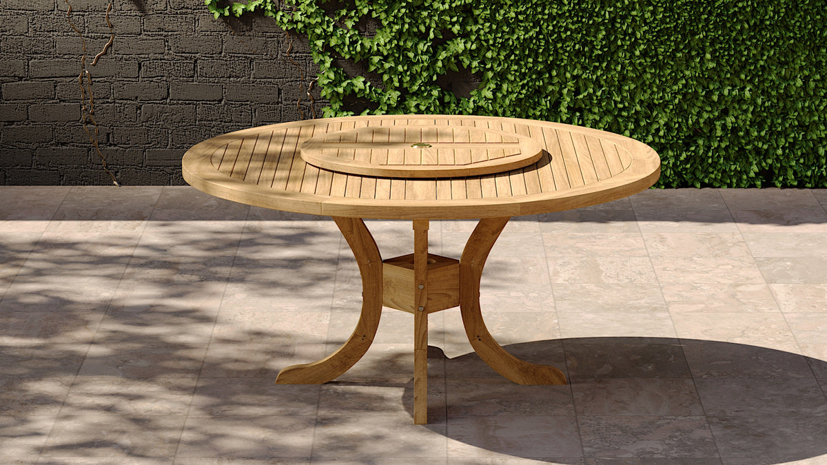 Teak Lazy Susan 90cm