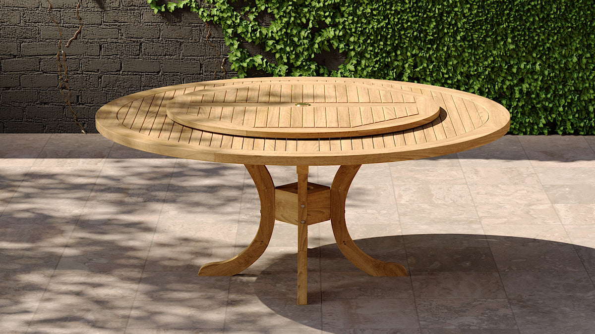 Teak Lazy Susan 120cm