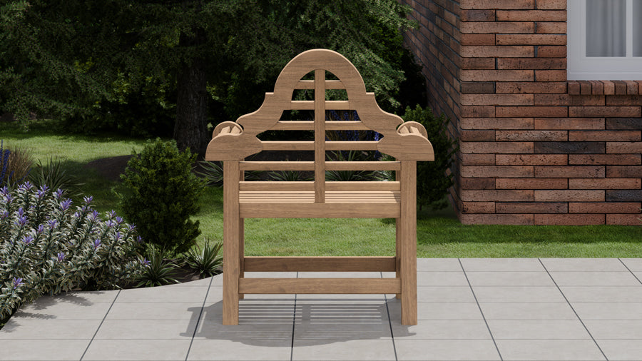Lutyens Lounge Armchair Overhead Rear / Back View