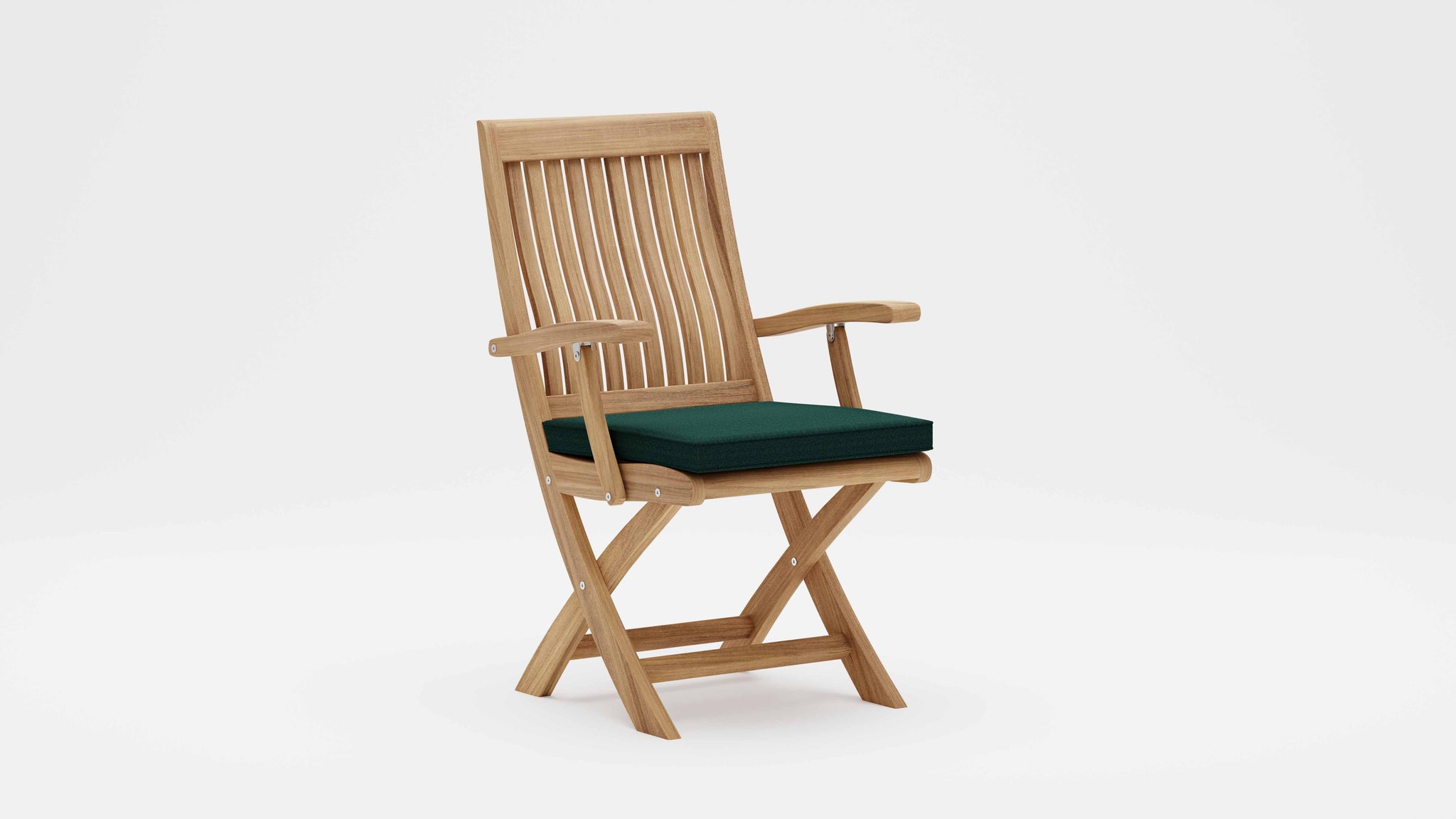 Ripon Carver Chair With Green Cushion