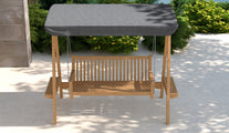 Teak Swing Seat with Graphite canopy