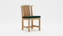 Winchester Teak Dining Chair with Green Cushion