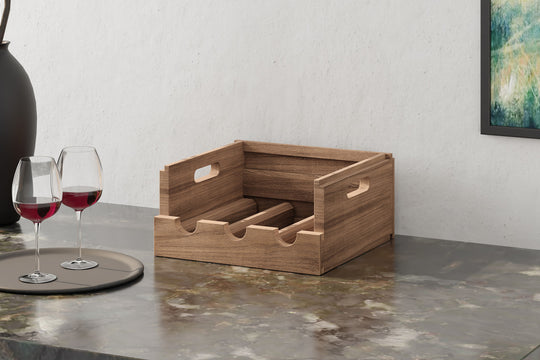 Teak Wine Rack