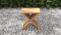 Teak Folding Stool
