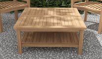 Square Teak Coffee Table 100x100cm