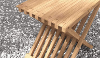 Teak Folding Stool