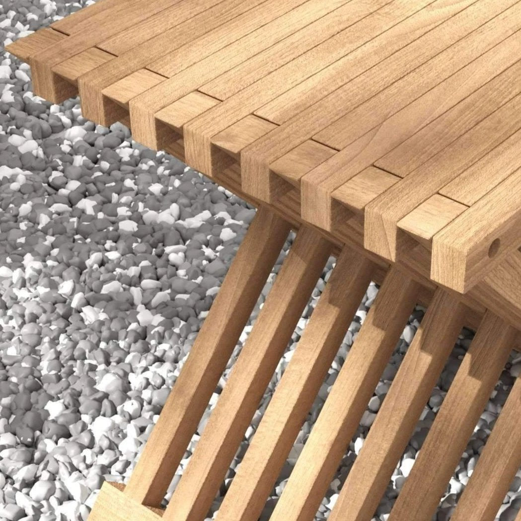 Teak Folding Coffee Table