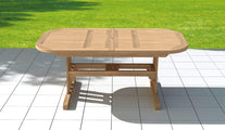 Teak Garden Deluxe Extending 130-180cm (6 Seater) Dining Table