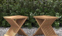 Teak Folding Coffee Table (Pair)