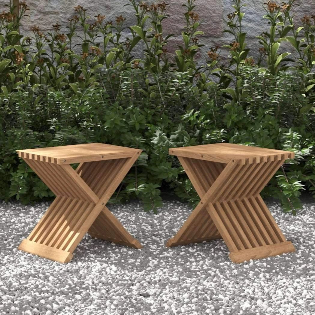 Teak Folding Coffee Table (Pair)