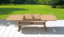 Garden Deluxe Extending 200-300cm (8 - 12 Seater) Teak Table