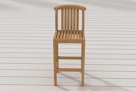 Winchester Teak Bar Stool Chair - Without Arms 