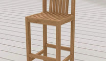 Winchester Teak Bar Stool Chair - Without Arms