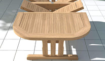 Garden Deluxe Extending Table Detail