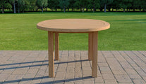 Teak Elliptical Garden Dining Table & 8 Winchester Chairs  - Chic Teak® | Luxury Teak Furniture