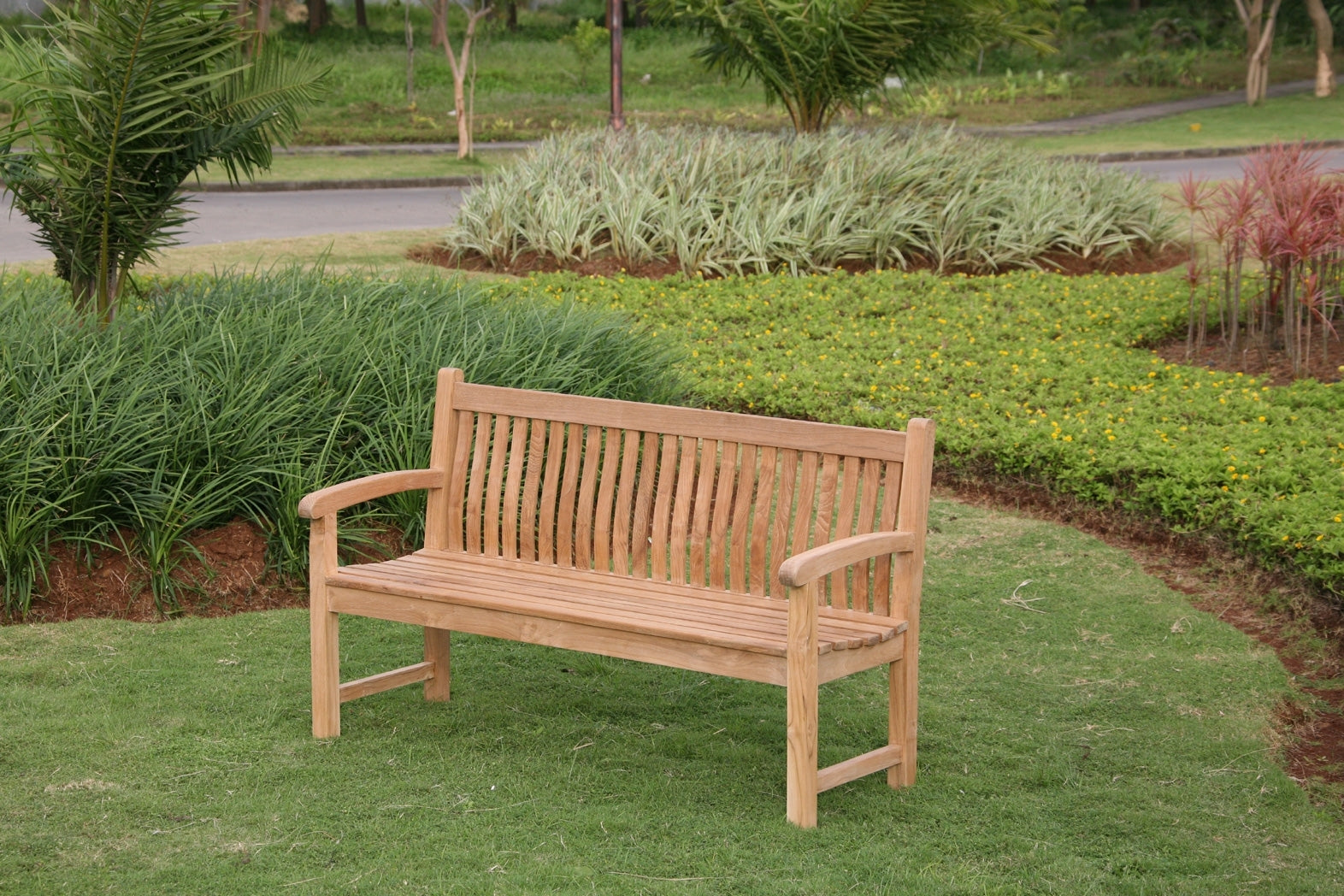 Durham Teak Garden Bench 3 Seater