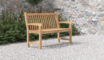 Durham Teak Garden Bench 2 Seater