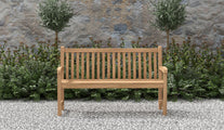 Durham Teak Garden Bench 2 seater