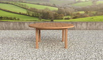 Garden Teak Fixed Round Table 165cm (8 Seater)