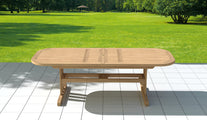Deluxe Teak Extending Garden Dining Table