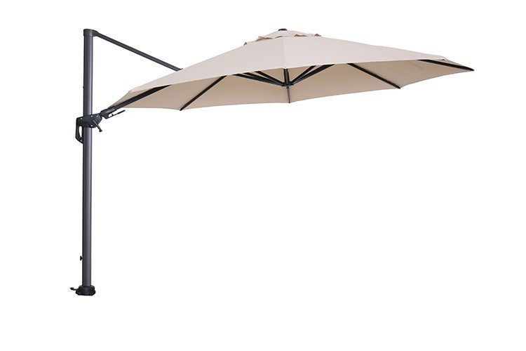Round Cantilever Parasol - Ecru