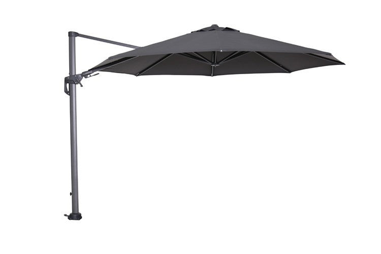 Round Cantilever Parasol - Light Grey