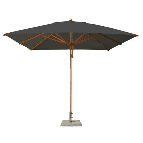 Square Taupe Garden Parasol 