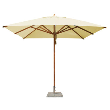 Square Ecru Garden Parasol 