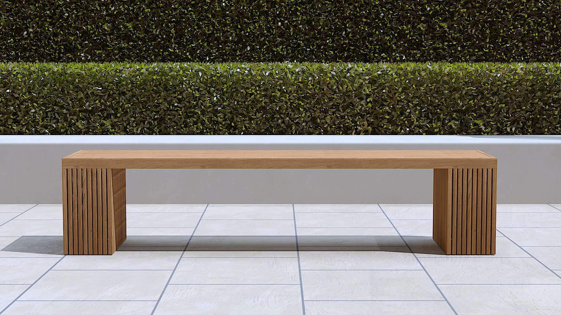 Mayfair Teak 200cm Backless Garden Bench