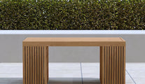 Mayfair Teak 100cm Backless Garden Bench