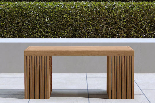 Mayfair Teak 100cm Backless Garden Bench