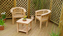 Gloucester Lounge Chairs with Square Coffee Table