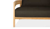 The Windsor Teak Outdoor Lounge Sofa Close Up