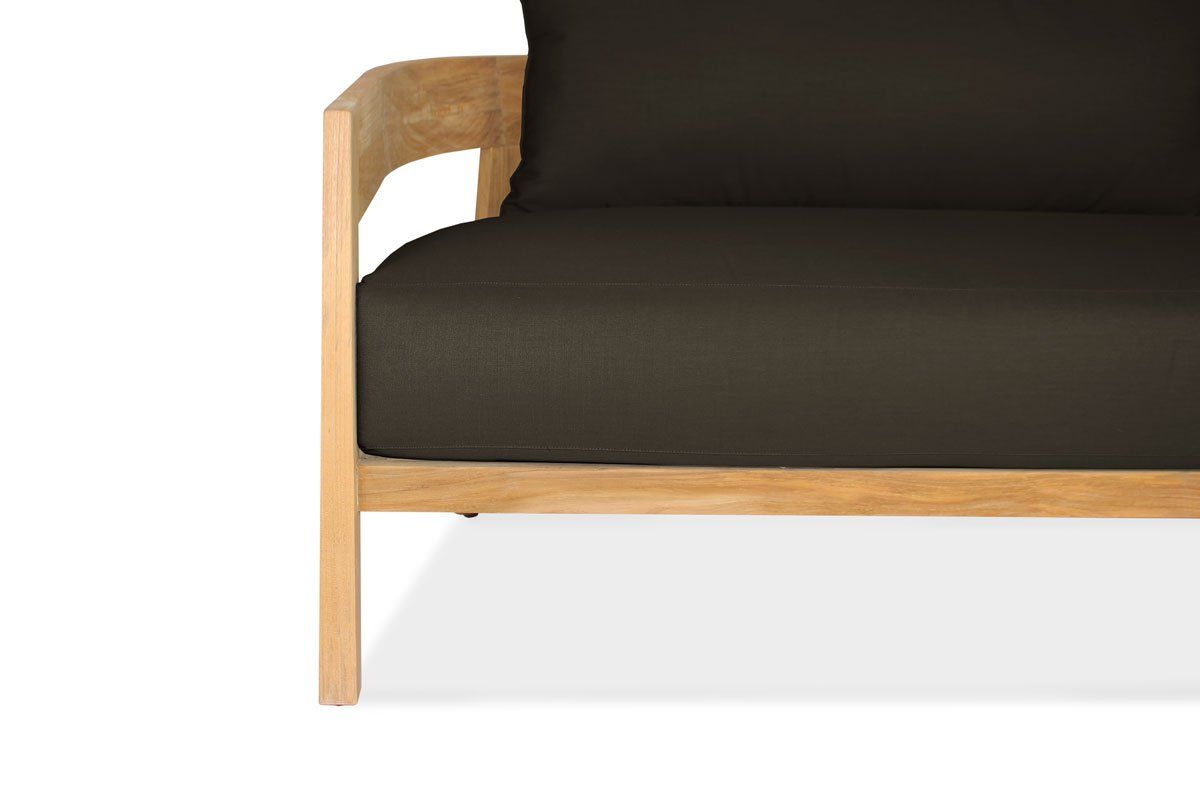 The Windsor Teak Outdoor Lounge Sofa Close Up