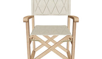 Folding Teak Directors Chair 360 in papyrus - Image for representational purposes only