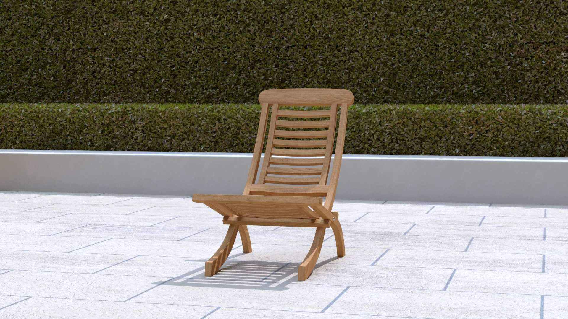 Teak Lounge Folding Chair