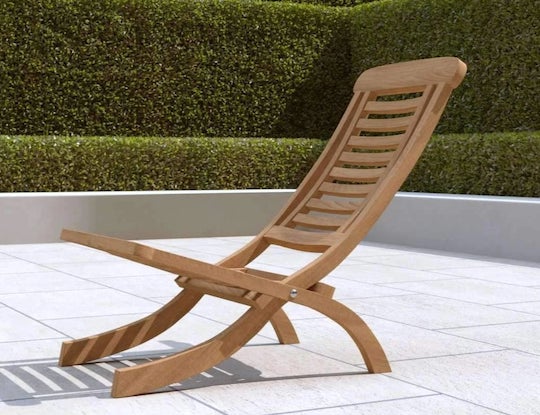 Teak Lounge Folding Chair