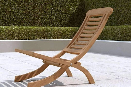 Teak Lounge Folding Chair