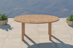 Oval Teak Garden Dining Table