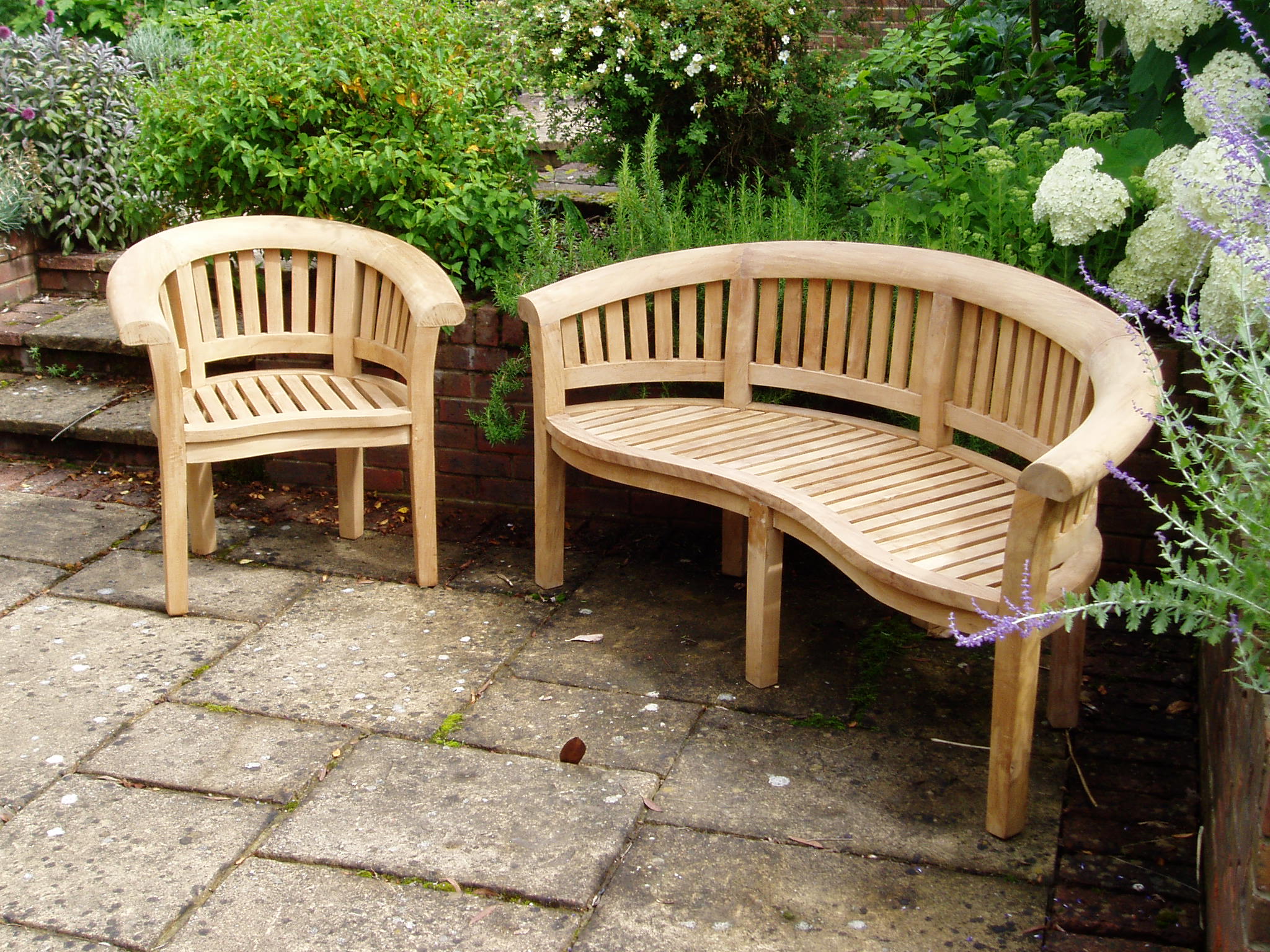 Gloucester Teak Bench & Chair