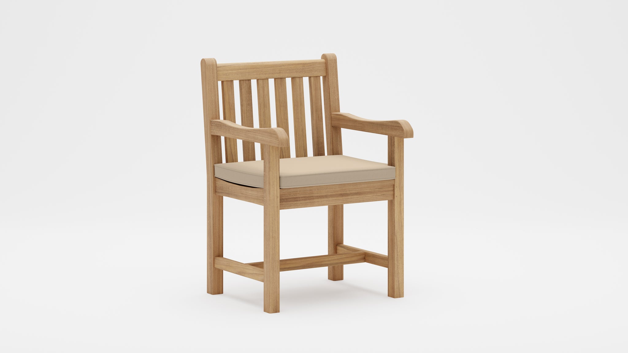 Salisbury Carver Chair with Ecru Cushion