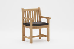 Salisbury Carver Chair with Graphite Cushion