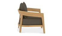 The Windsor Teak Outdoor Lounge Sofa Side View